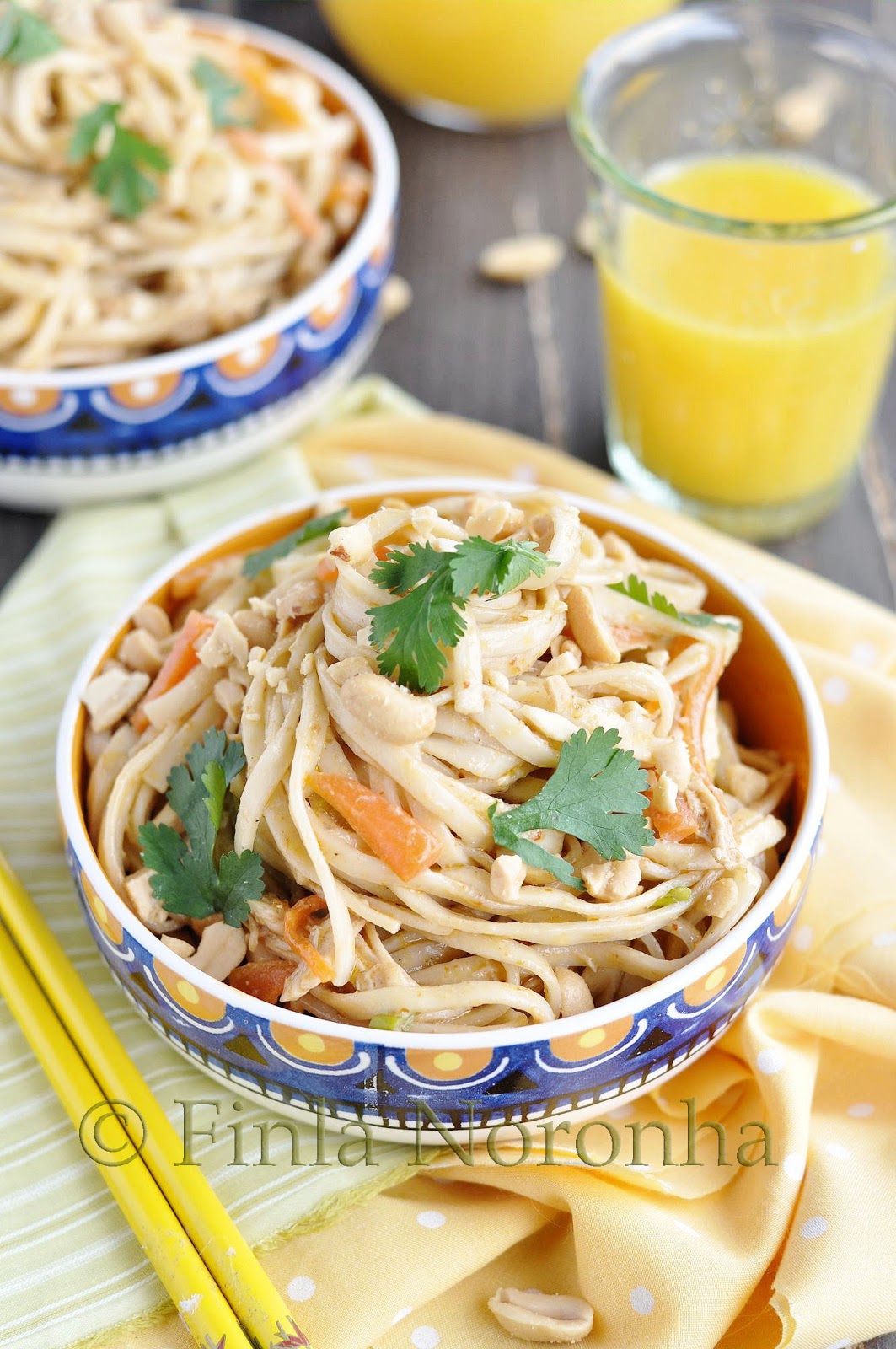 My Kitchen Treasures Noodles With Chicken And Red Curry Paste