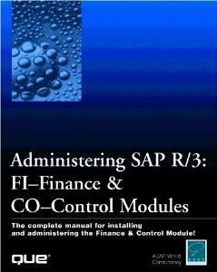Sap Crm Erp Sap Fi Administering Sap R 3 The Fi Financial Accounting Co Controlling Modules