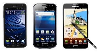 Samsung Galaxy S II Skyrocket HD, Exhilarate, Galaxy Note for AT&T