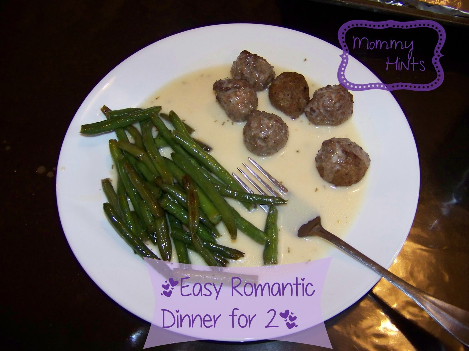 Mommy Hints: Romantic Dinner Recipe Ideas: Easy Meatballs with Cream Sauce