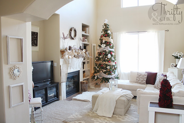 Christmas living room decor