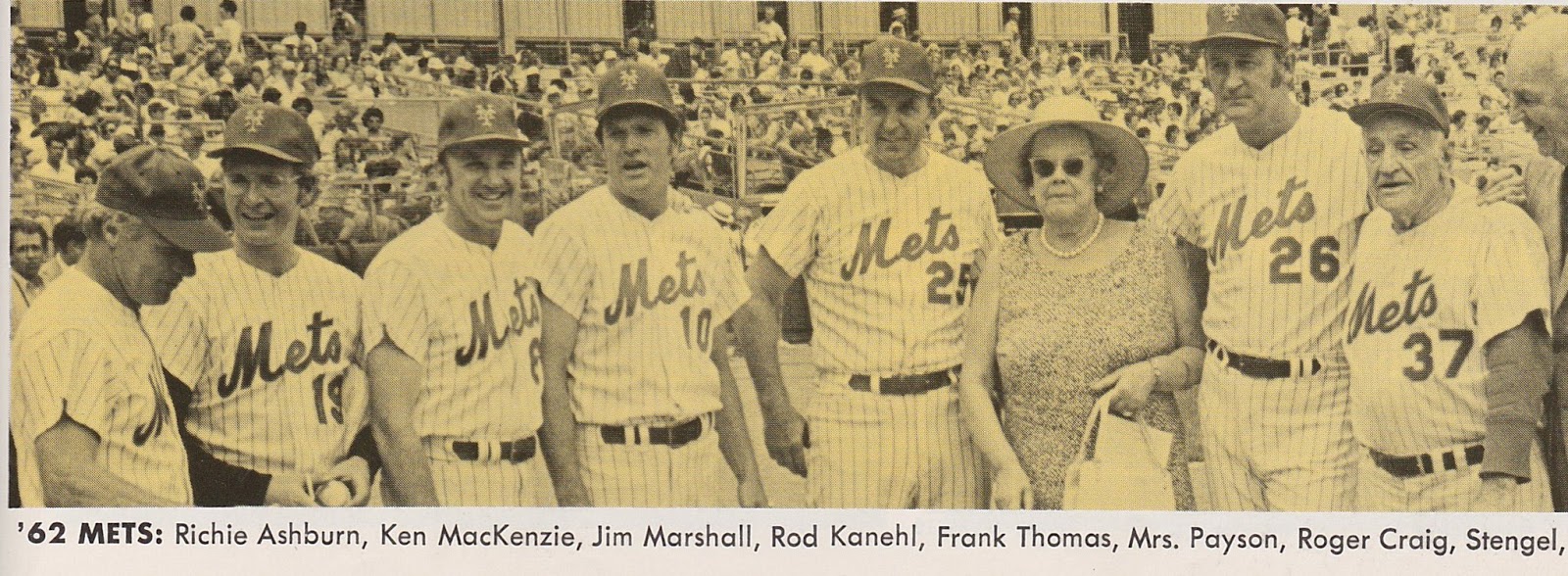 Remembering the 1973 N.L. Champion Mets Old Timers Day 1973 & Willie