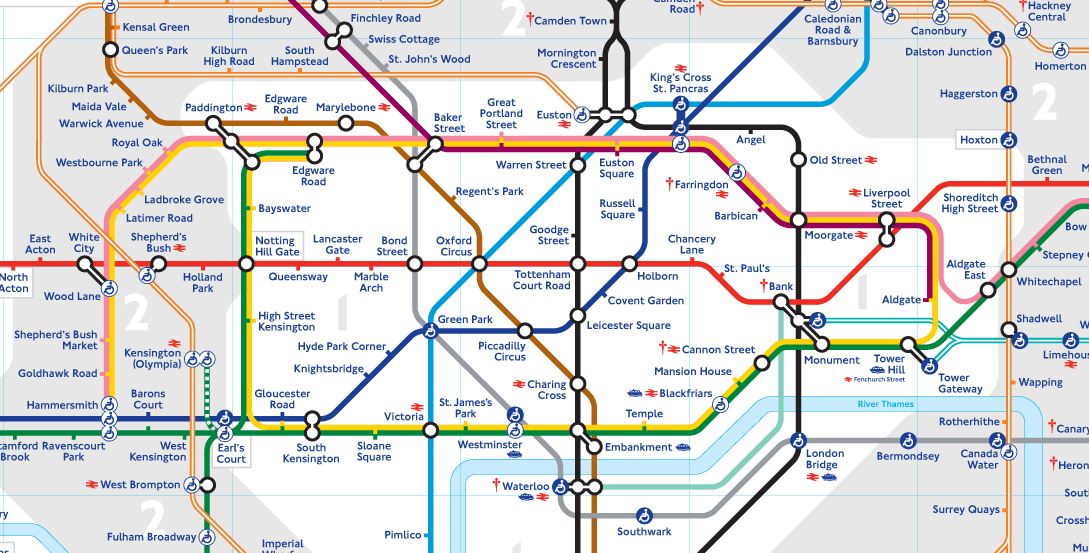 tube map underground