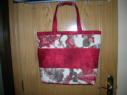 Bolso grande color cereza