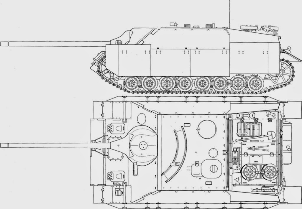 V Jagdpanzer IV L/48 & L70 side skirts 1/35 scale Aber PE 35A82 set