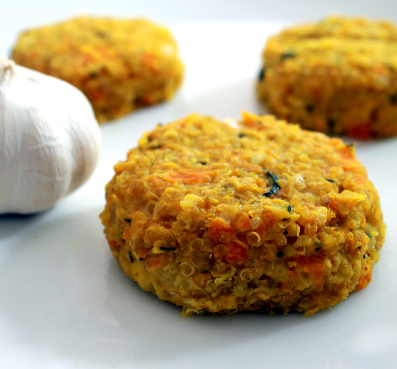 El capricho saludable Hamburger di quinoa e verdure Hamburguesa de