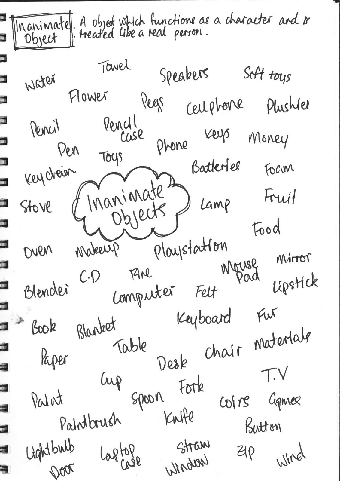 Animated Inanimate Objects