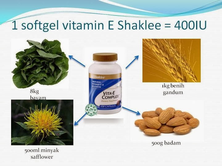 saya+kamu=bersama Kebaikan Vitamin E Shaklee...