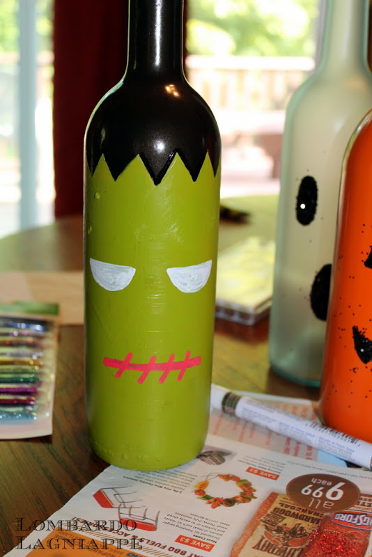 Lombardo Lagniappe DIY Halloween Wine Bottles