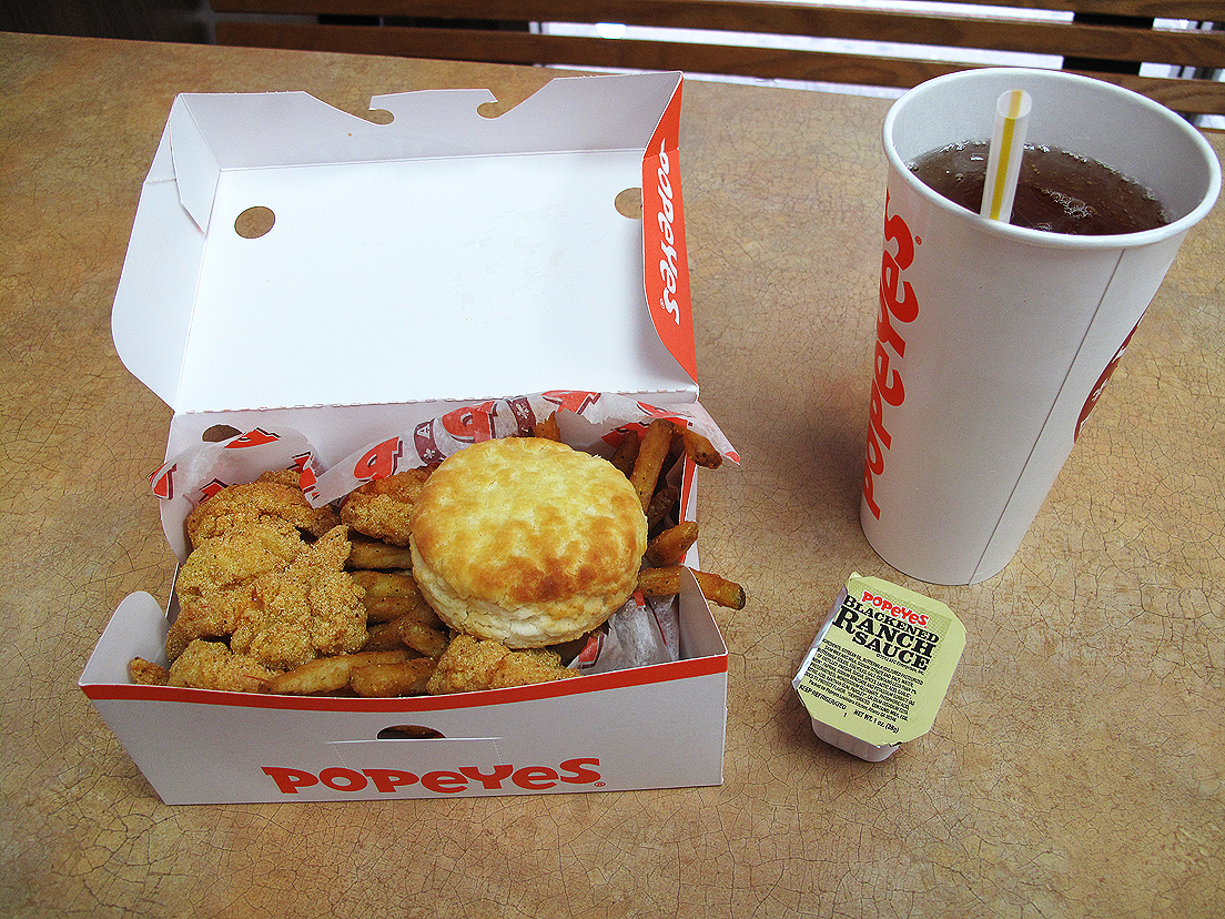 The Blog About Stuff™ Popeyes Zatarain's Shrimp Combo Meal