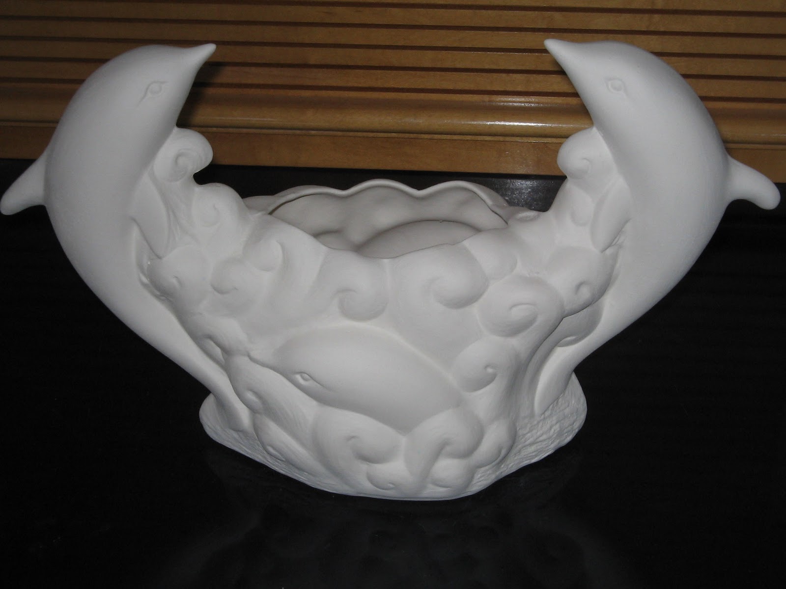 The Bisqueware Barn Blog Ready To Paint Dolphin Vase Ceramic Bisque