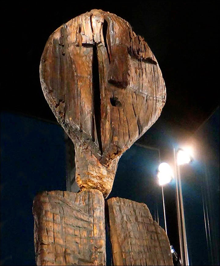 Anonymous Works Secret Code on the World's Oldest Wooden Sculpture