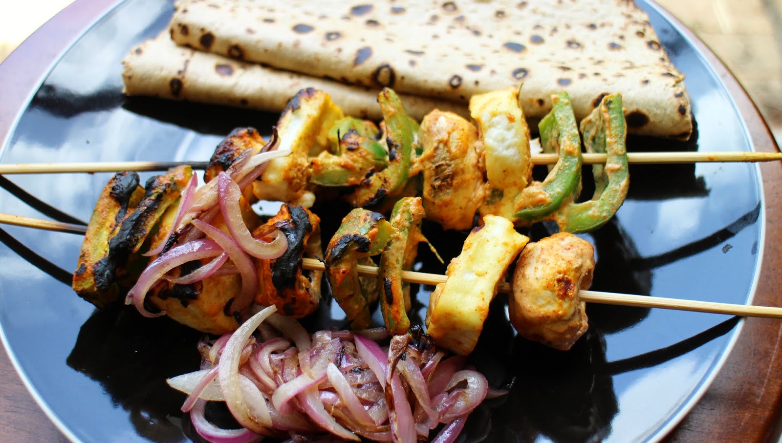 Ramblings of a cluttered mind.. Indian Vegetarian BBQ