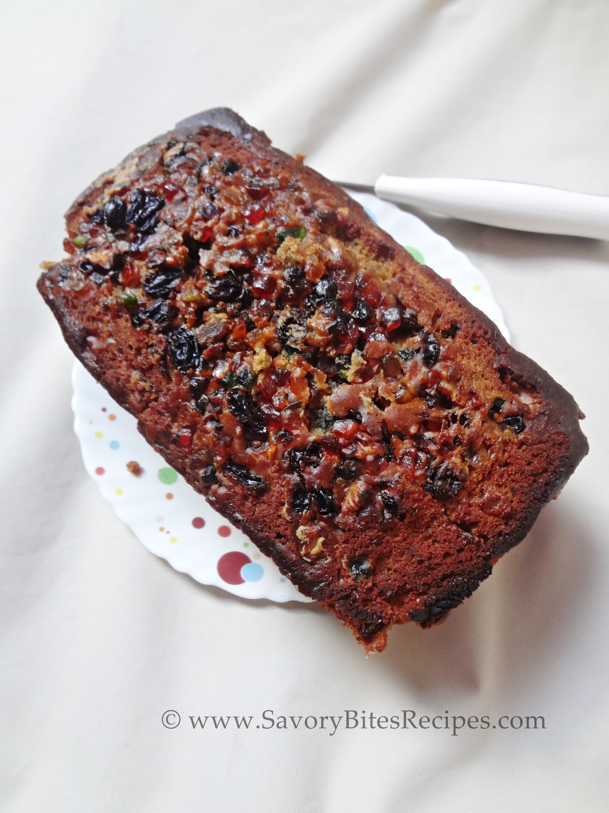Christmas Plum Cake / Fruit Cake | Savory Bites Recipes - A Food Blog ...