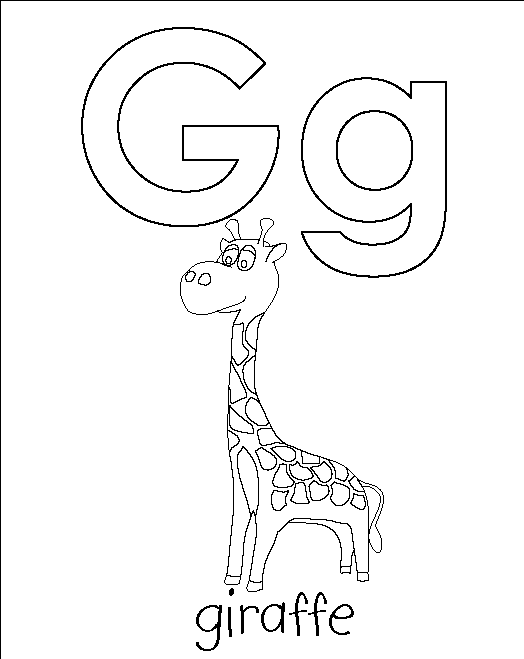 Coloring Pages for Kids: Alphabet For Preschool Coloring Pages