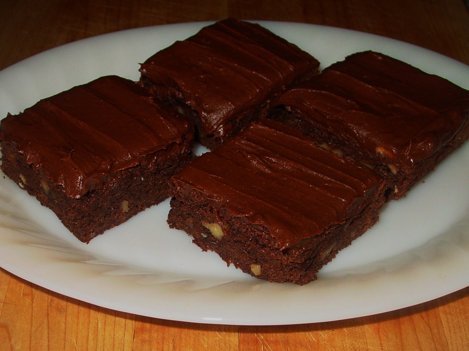 mason jars to muffin tins Chewy Chocolate Brownies with Walnuts