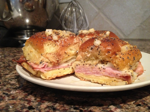 Buttery Ham and Cheese sliders
