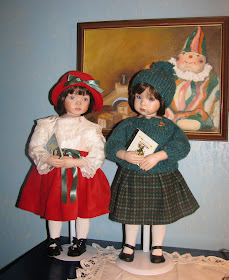 twin porcelain dolls