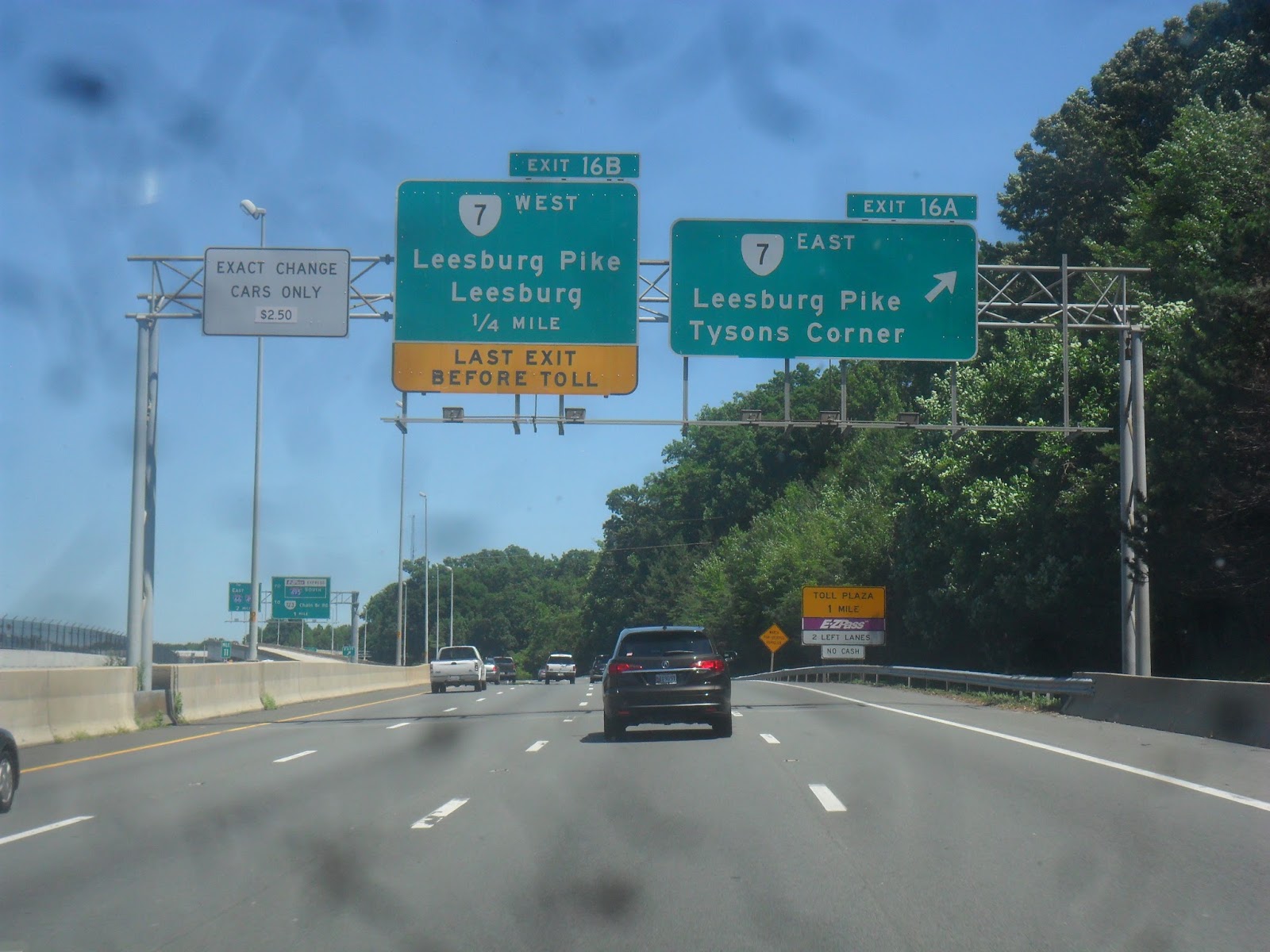 Luke's Signs Route 267 & Interstate 495 Fairfax County, VA