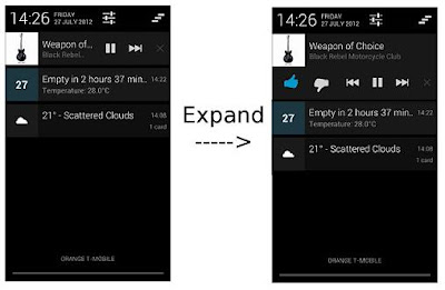 Expandable Notifications