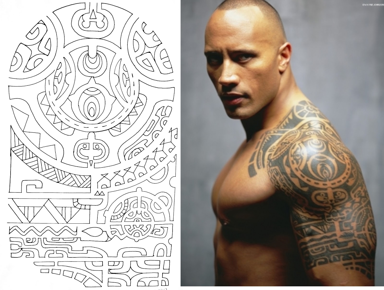 Tattoo The Rock Style