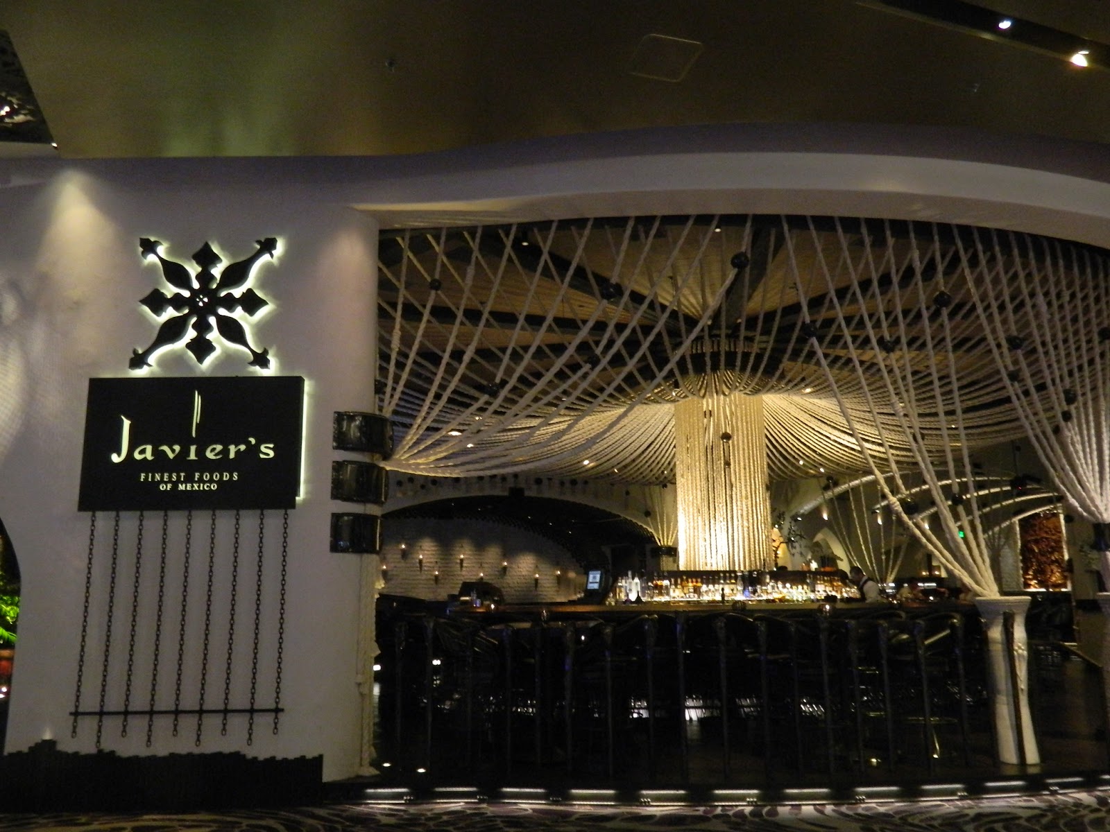 Traveling and Dining Javier's Finest Foods of Mexico at Aria, Las Vegas USA