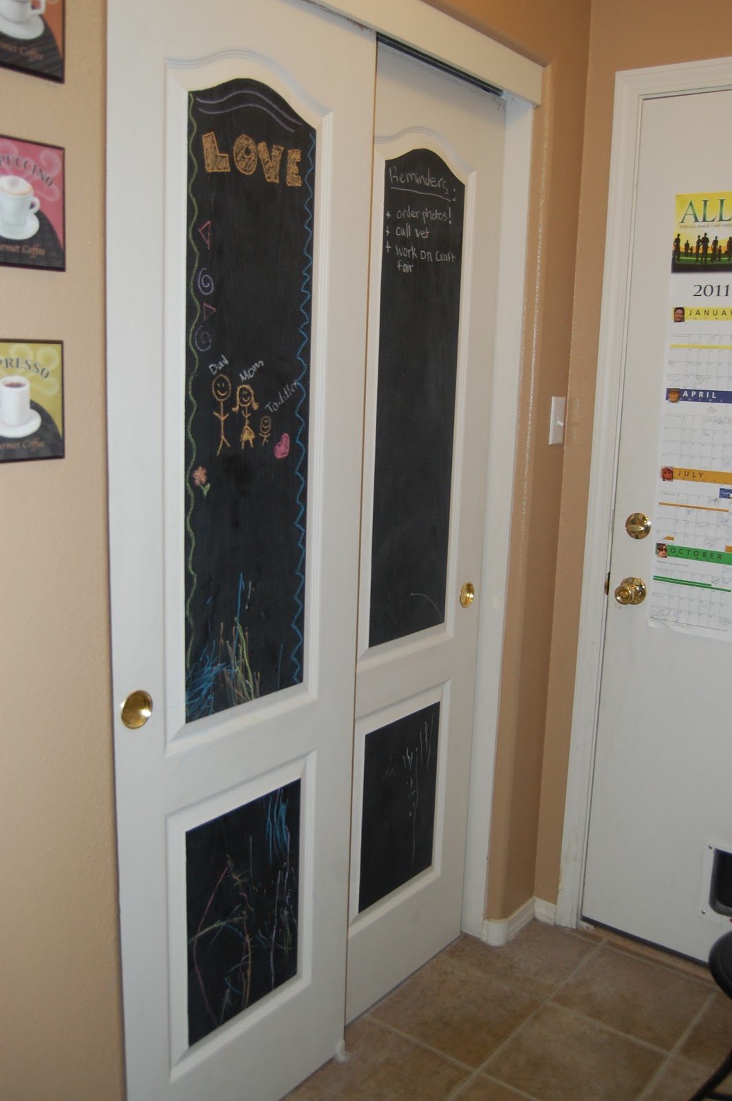 Chalk Board Pantry Doors. So Here's My Life...
