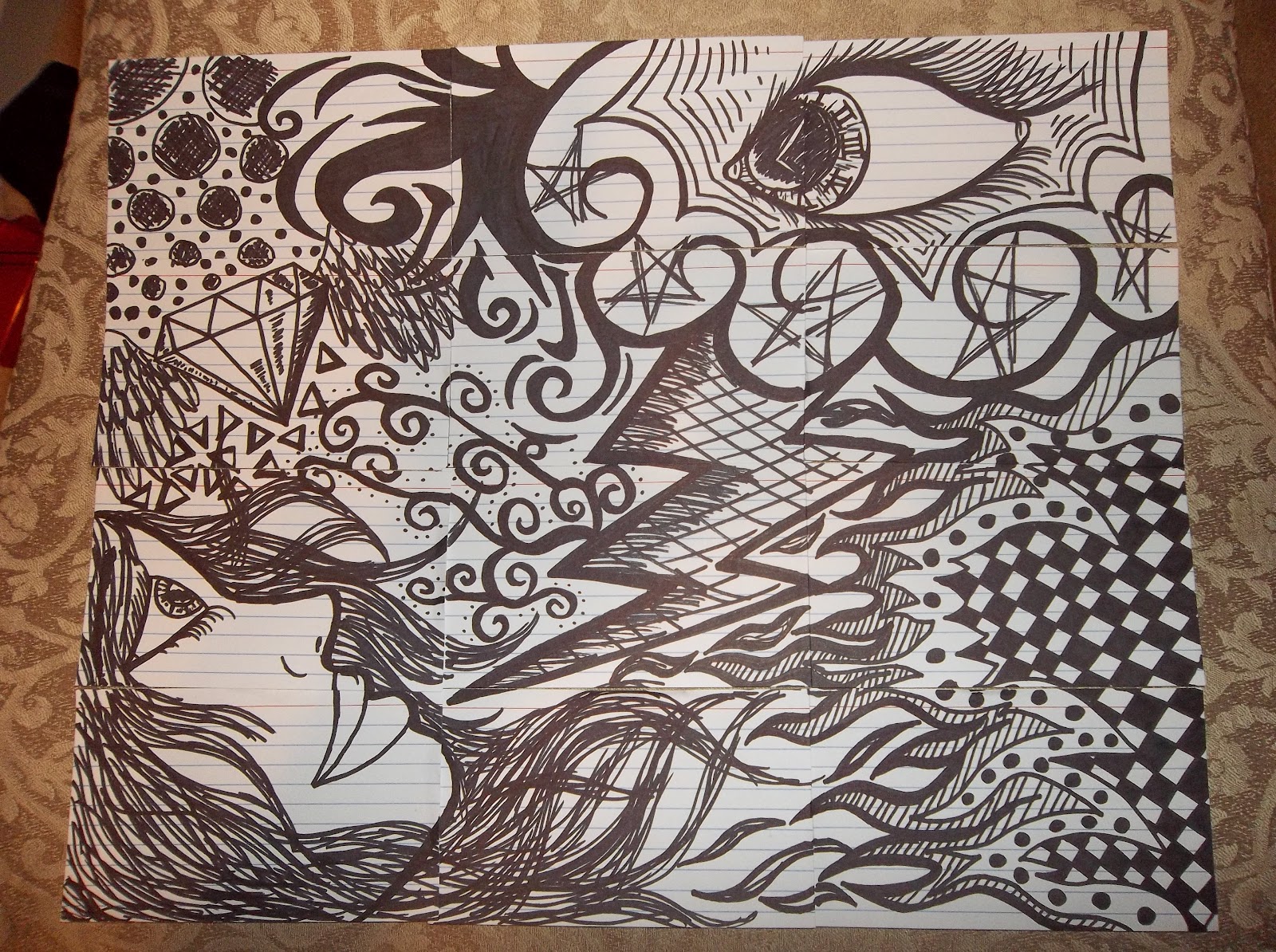 Gabriela's Page Index Card Picture Decoration