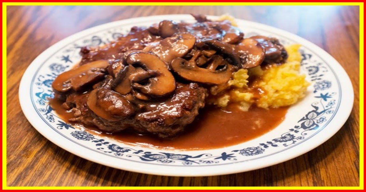 weight watchers best recipes Cube Steak with Mushroom Gravy and Mashed Potatoes weight