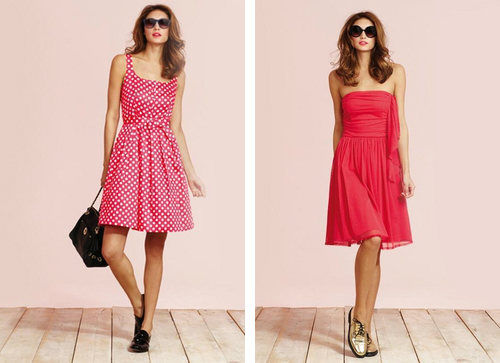 Sinéquanone női nyári ruha - pöttyös vállpántos és korall vállpánt nélküli ujjatlan női nyári ruha Sinéquanone női nyári ruha - pöttyös vállpántos és korall vállpánt nélküli ujjatlan női nyári ruha