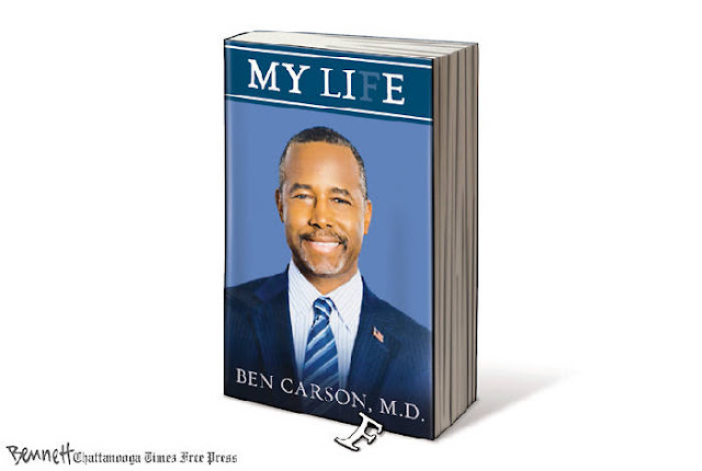 Picture of Ben Carson's autobiography, 