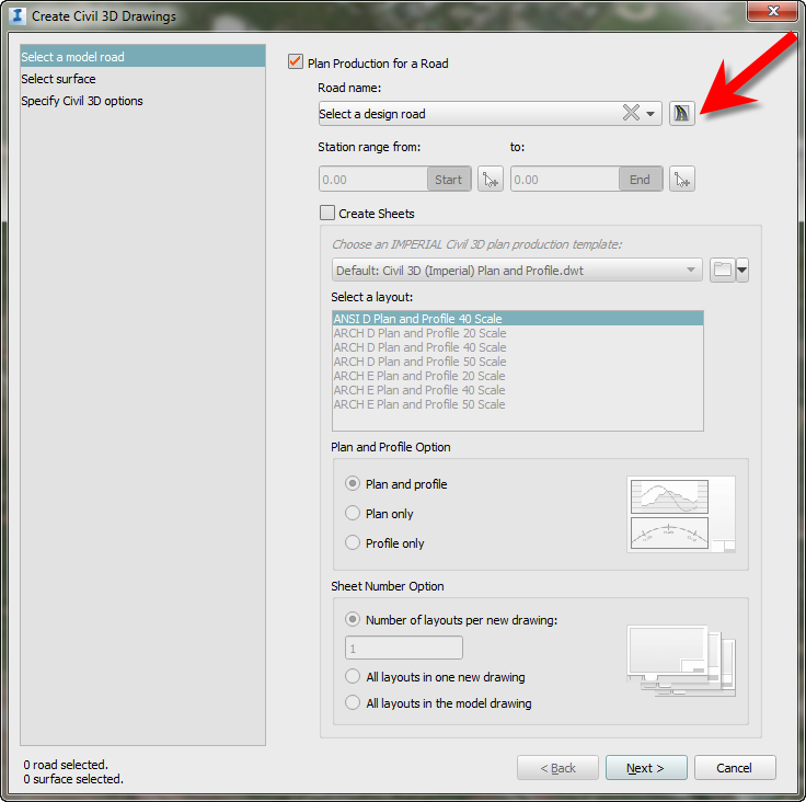 Create A Civil 3d Plan Profile Drawing From Within A Infraworks