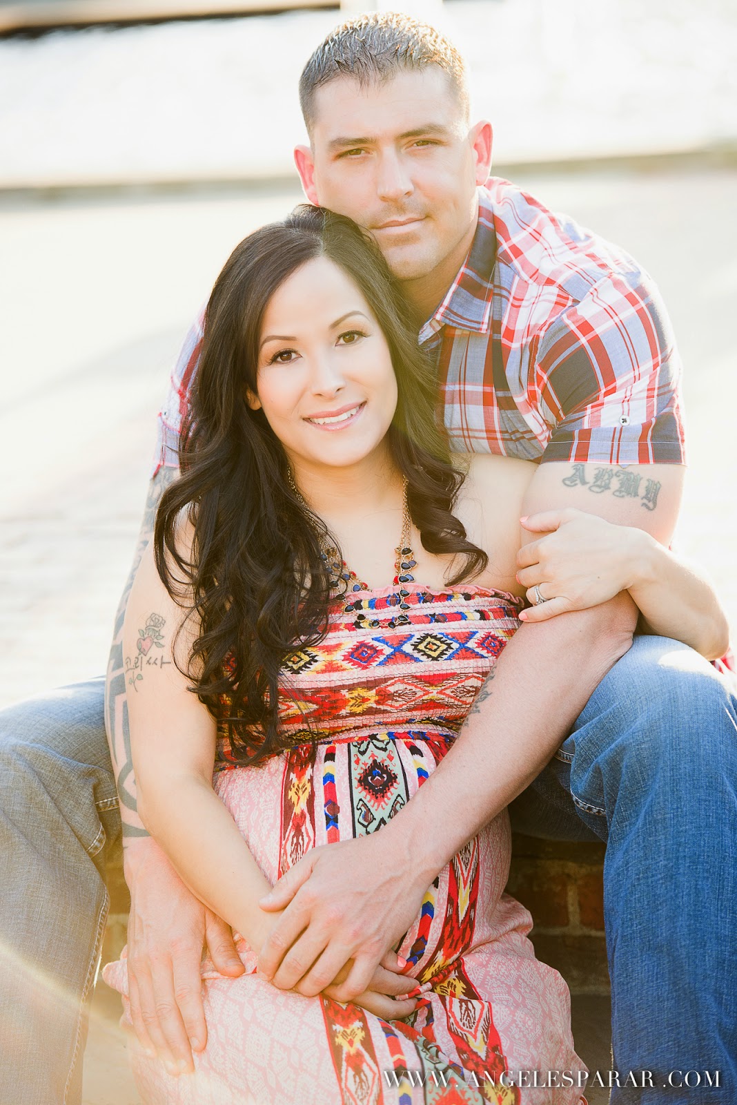 Clarissa and Daniel's Maternity Session Downtown