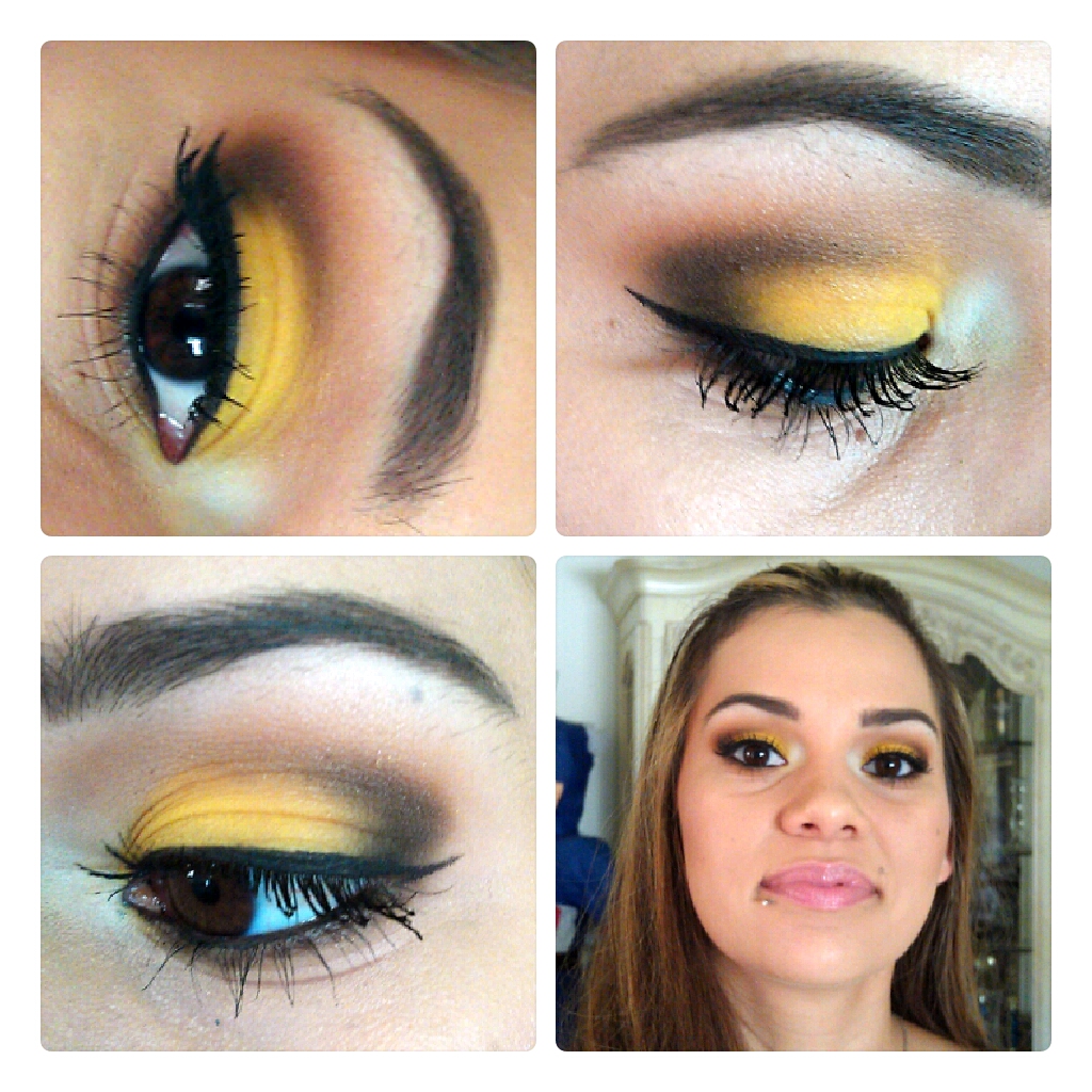 Niki Chennell Fall Yellow Smokey Eye