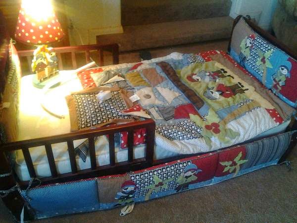 Wood toddler bed $ sold