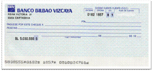 CHEQUE PAGARES cheque pagares: