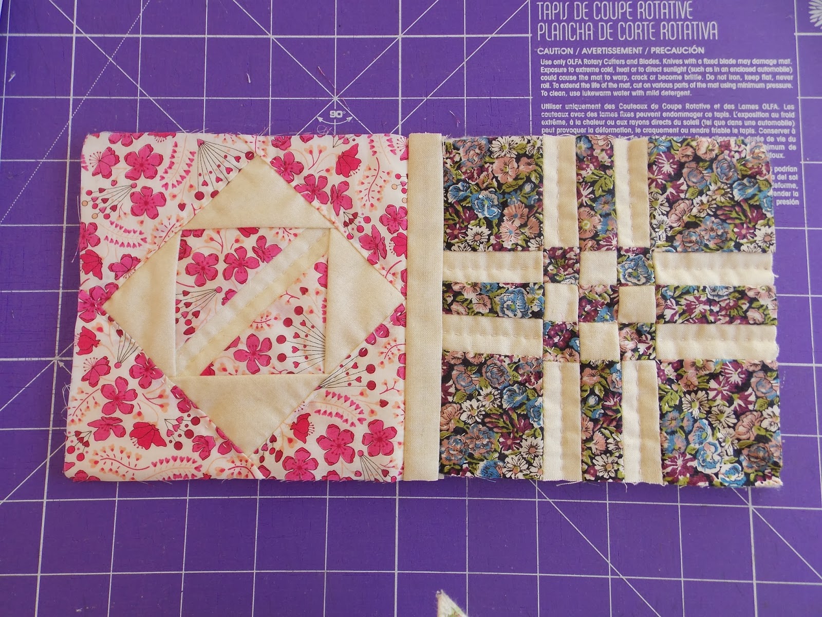 Liberty Dear Jane Quilt As You Go Tutorial