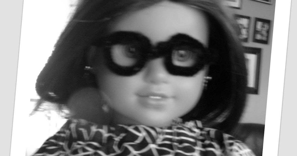 Karen Mom of Three's Craft Blog Make your own Doll Glasses