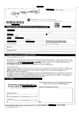 Faxmitteilung | Europe REG Services Ltd | 16.11.2015
