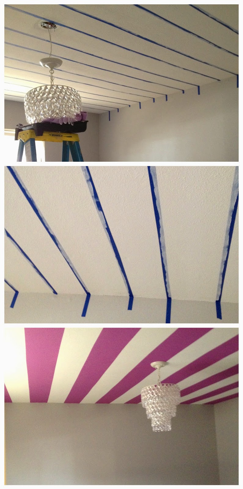 The Art Girl Jackie Stripes on the Ceiling