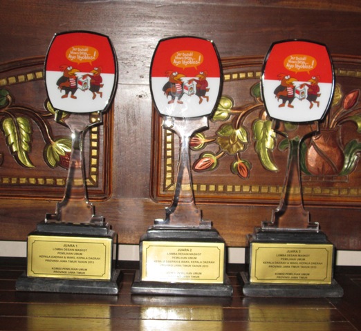 Dipercaya untuk Membuat Piala Trophy Akrilik oleh KPU