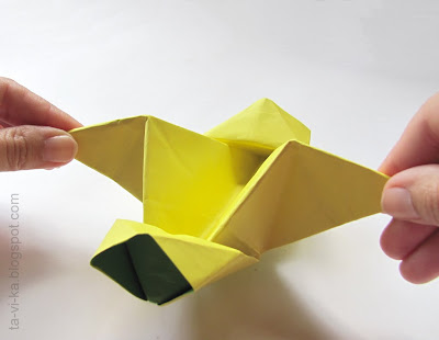 оригами самолет