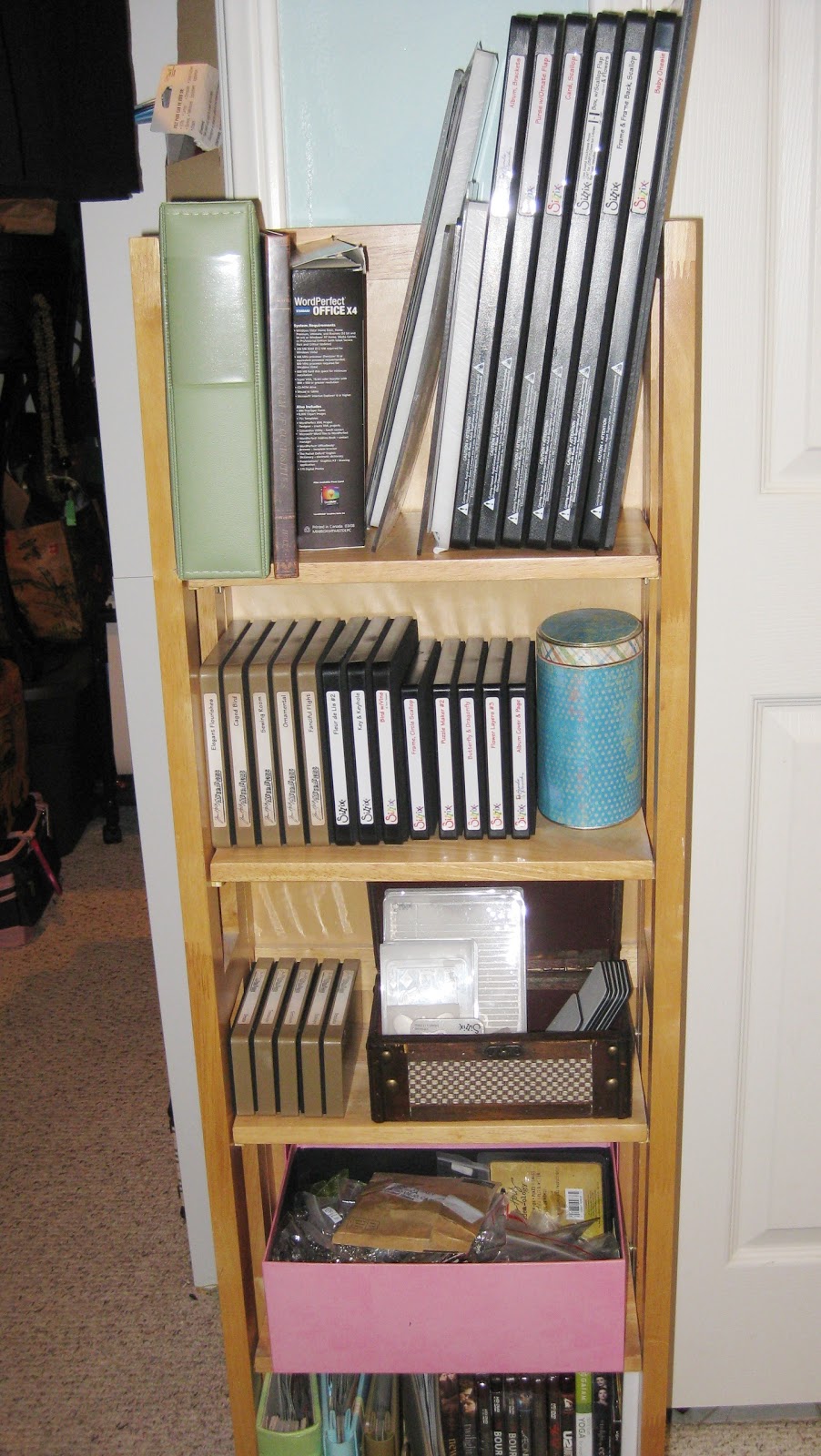 Scrappin' Wendy's Way Sizzix Die Storage Solution and Die Cut Station