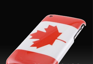 корпус для iPhone 3G c изображением флага Канады