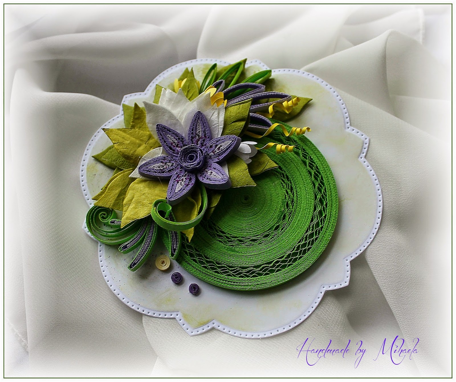 Handmade by Mihaela Quilling and dies