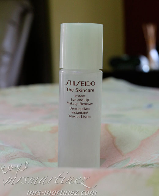 Shiseido Instant Eye and Lip Makeup Remover Review MrsMartinez's