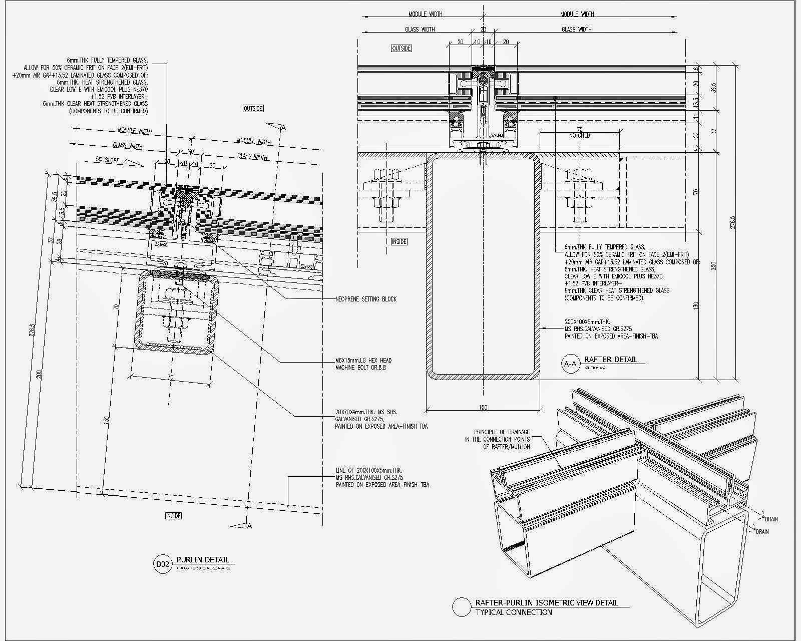 Facade Detail & Design Skylight Design