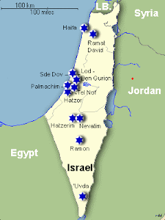 Fuerzas Armadas de Israel MAPA+ISRAEL