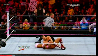 Team Hell No won against prime time players by daniel bryan performing a yes lock on Darren Young