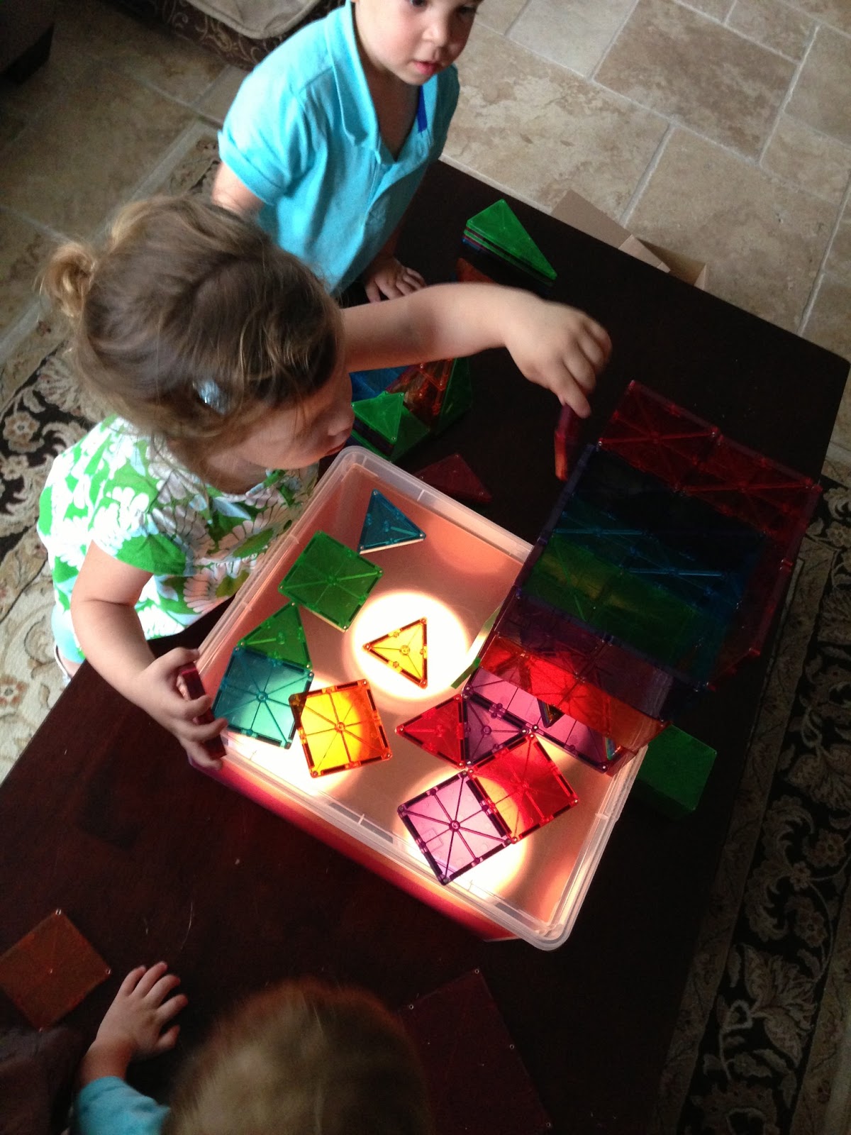 Party of 5 Homemade Light Table